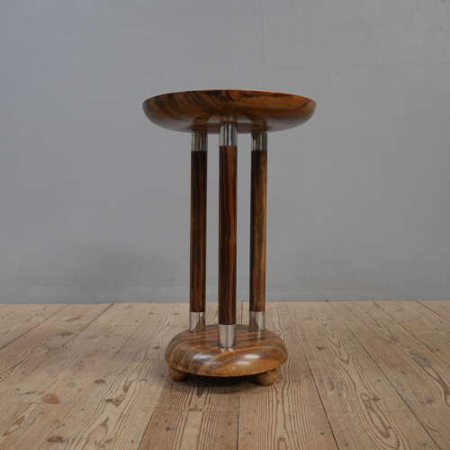 Art Deco Macassar & Marble Cocktail Table