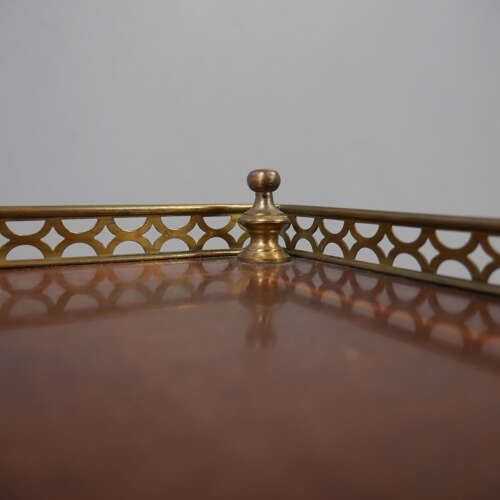 Two Tier Brass Sofa Table