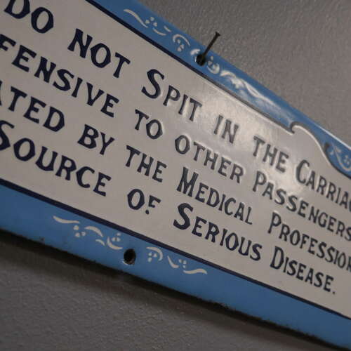No Spitting In The Carriages