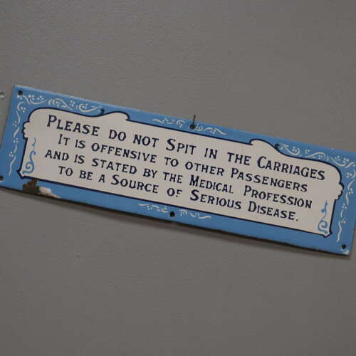 No Spitting In The Carriages