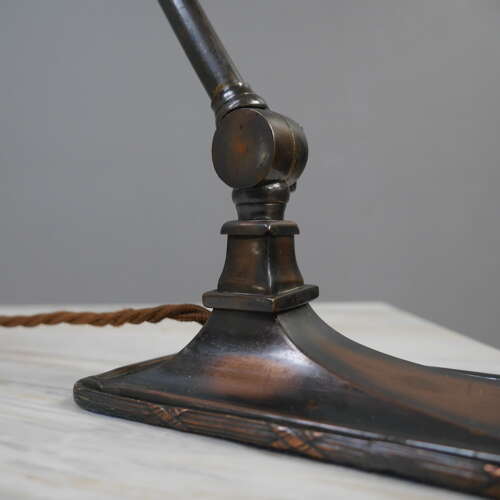 Flash Copper Bankers Lamp
