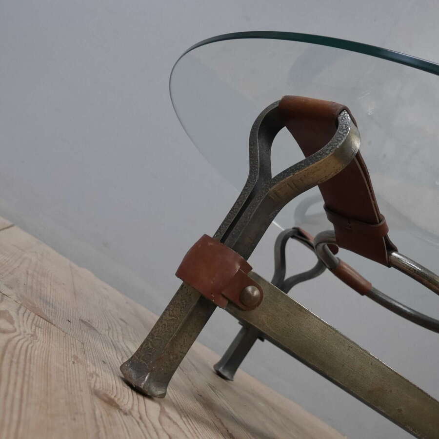 Coffee Table in the Manner of Jacques Adnet