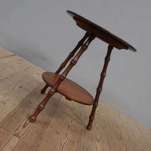 19th Century Faux Bamboo Side Table by William Gerrard