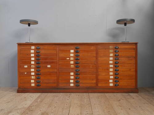Large Bank of Specimen Drawers