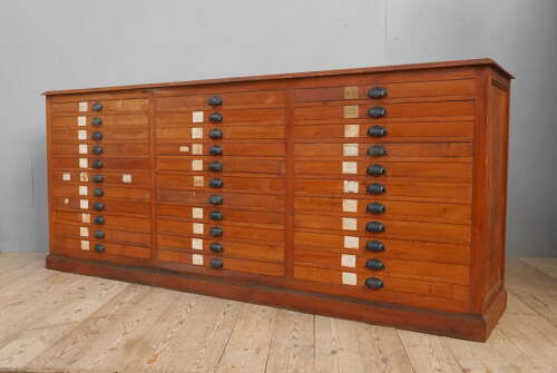 Large Bank of Specimen Drawers