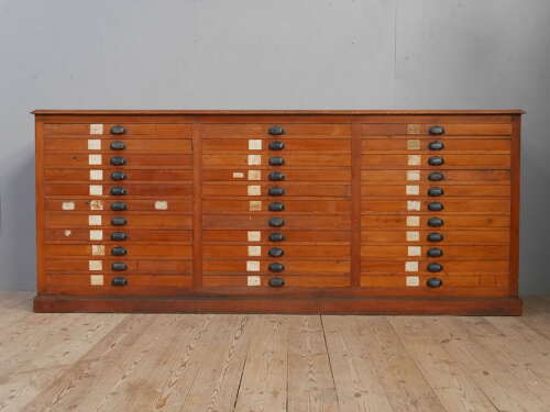 Large Bank of Specimen Drawers