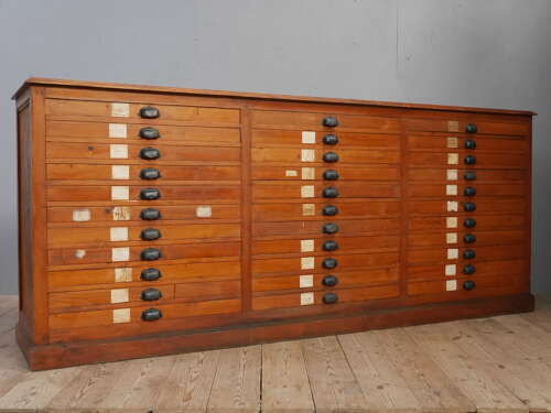 Large Bank of Specimen Drawers