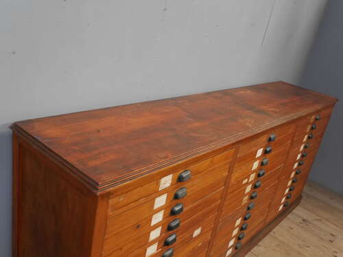 Large Bank of Specimen Drawers