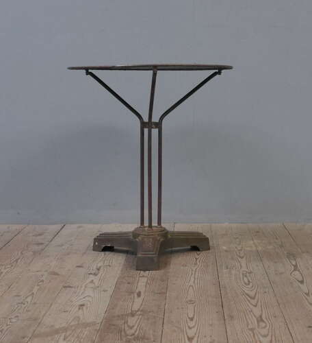 Cast Iron Bistro Table by Jean Verdet