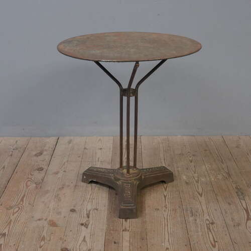 Cast Iron Bistro Table by Jean Verdet