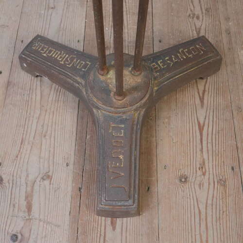 Cast Iron Bistro Table by Jean Verdet
