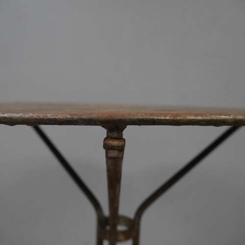 Cast Iron Bistro Table by Jean Verdet