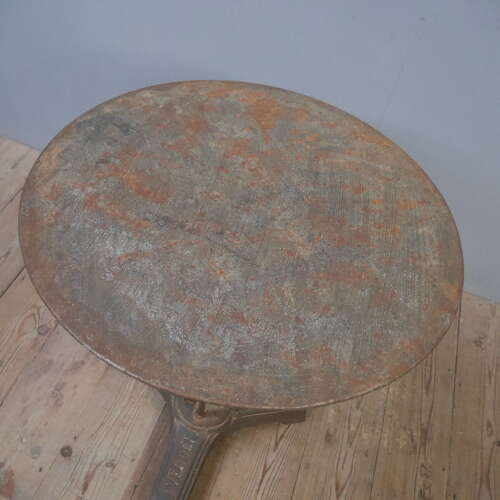 Cast Iron Bistro Table by Jean Verdet