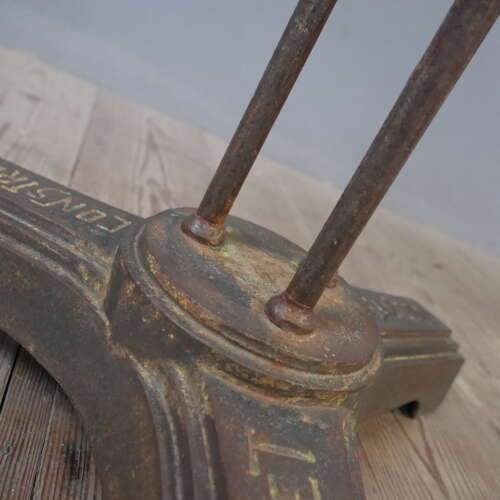 Cast Iron Bistro Table by Jean Verdet